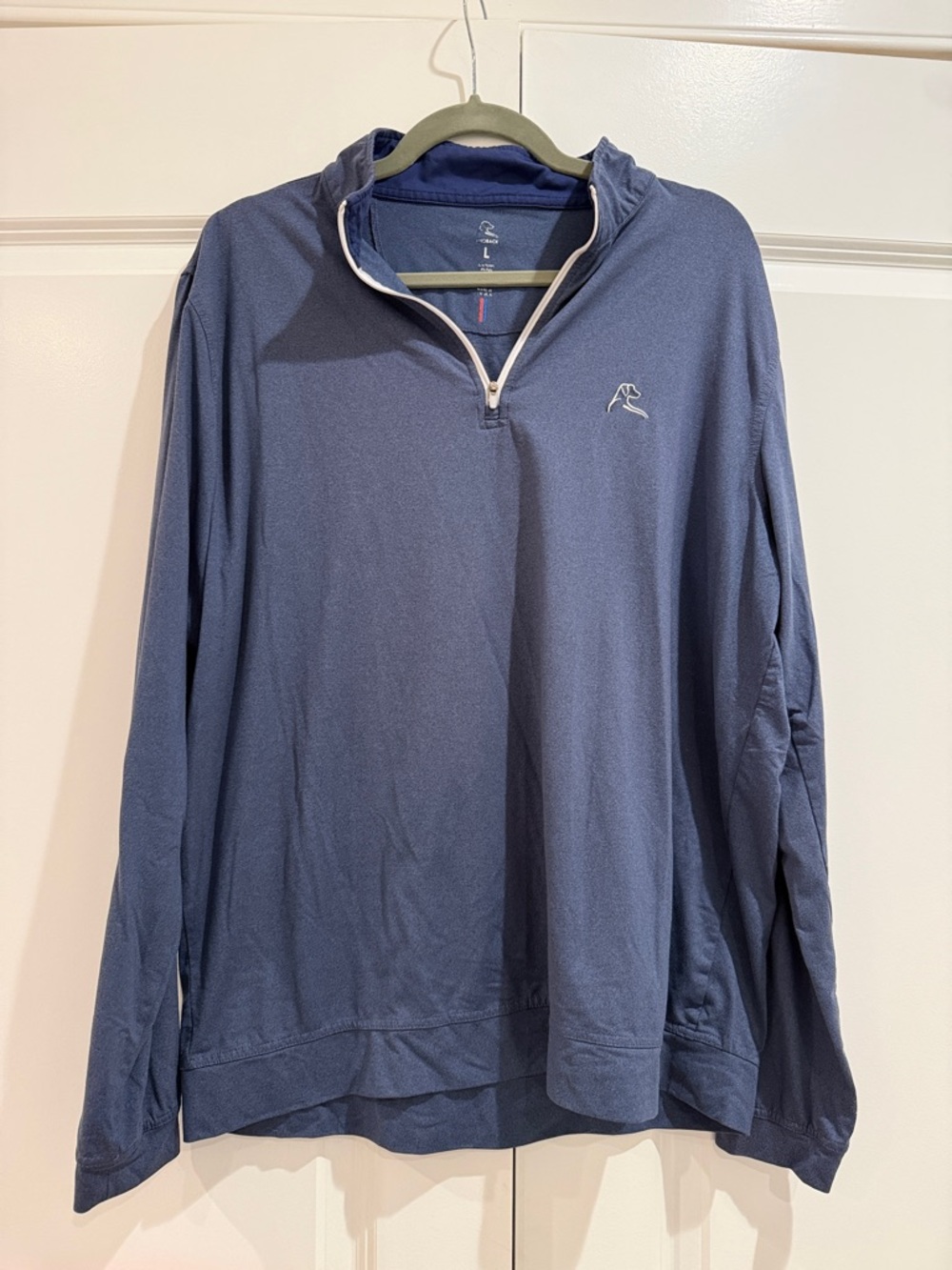 Rhoback Navy Half-Zip Performance Pullover